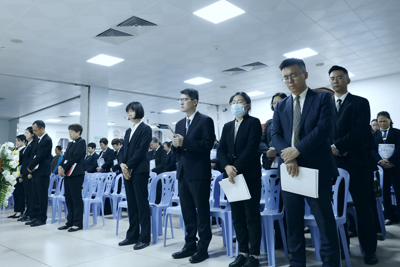 2025年4月12日本堂举行清明集体追思活动